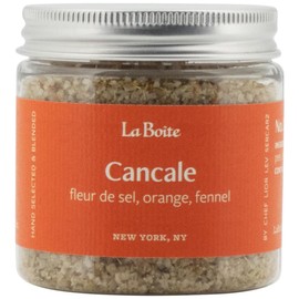La Boite - CANCALE, Spice Blend with fleur de sel, orange, fennel - Great for seasoning and marinating dishes, seafood, roasting, roasted meats, vegetables, grilling - 3.0 oz.