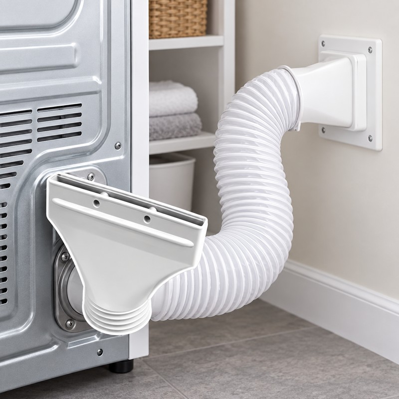 AC Hose Connector for Ventilation Systems – Flat Exhaust Nozzle