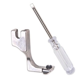 ZORZA 1Set Adjustable Invisible Zipper Foot Versatile Sewing Machine Foot Set Pressure Foot Cording Zipper Foot and Patchwork Presser Foot for Efficient Sewing and Quilting, Silver