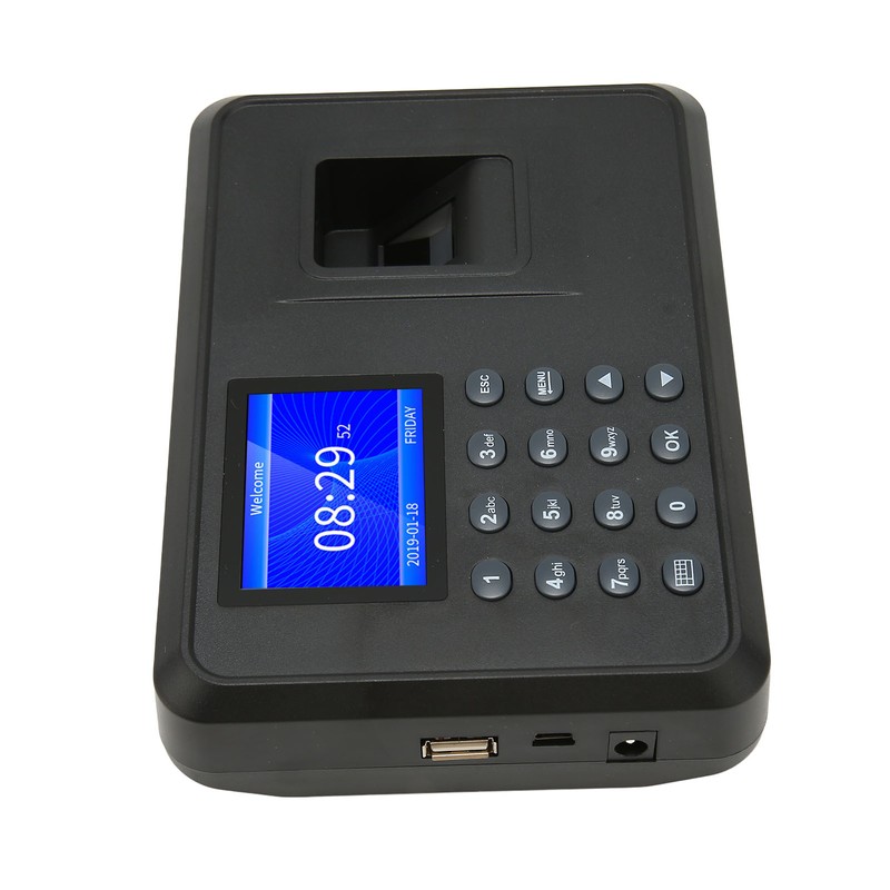 Fingerprint Attendance Machine 2.4 Inch 1000 User Capacity Name Display
