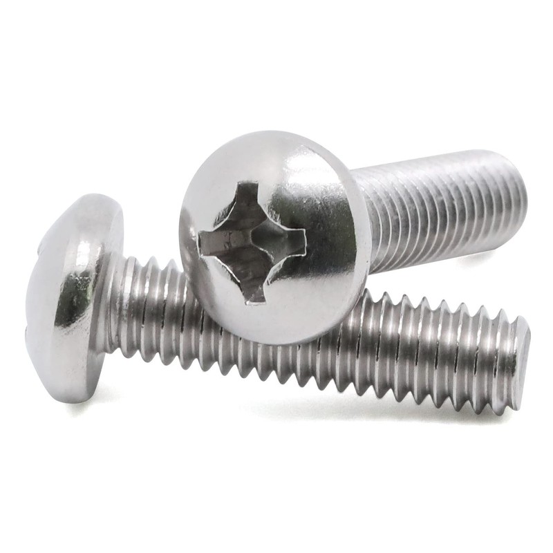 MewuDecor #4-40 x 3/8" Pan Head Machine Screws, Fully Threaded,
