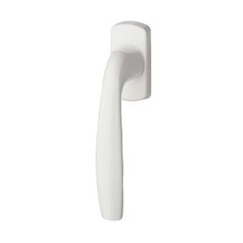 Hoppe New York 0810/US10 Window Handle Aluminium Plastic-Coated White with Secustik® Locking Mechanism