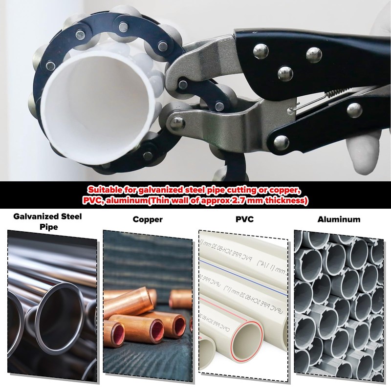 UVVRUR Exhaust Chain Separator Chain Cutter with Exhaust Spring Hook