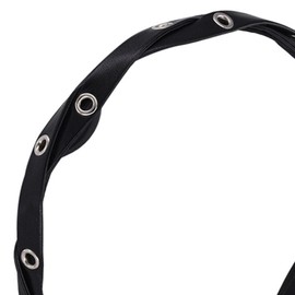 Harilla Stirnband Vielseitig Headwrap Dekoration Geschenke PU Stilvolle Haarband