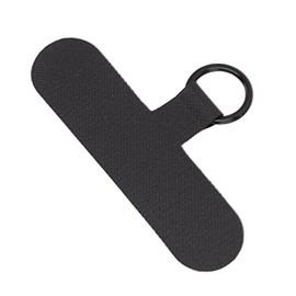 TOPINCN Pestaña de Sujeción del Teléfono, Parche de Cordón Universal para Teléfono Móvil Accesorio de Conexión de Lengüeta de Cuerda Colgante para Teléfono Celular de Nylon para la (Negro)