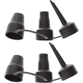 3 Size Air Pump Nozzles, Plastic Replacement Nozzles for Inflatable Mattress Pool Bounce Houses, Inflator Adapters Accessories