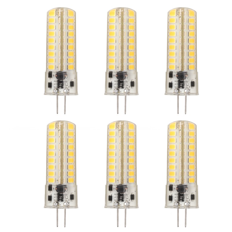 6pcs G4 LED Bulb 700LM 7W 72LED 360 Degree Lighting