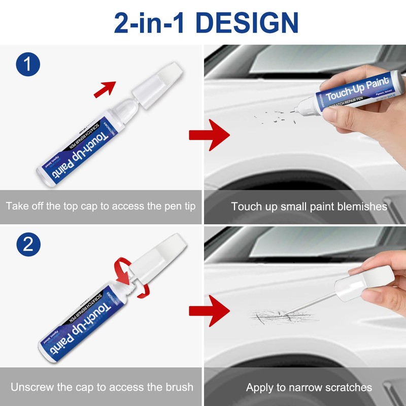 for Nissan KAD Gun Metallic Touchup Paint, 2-in-1 Scratch Repair