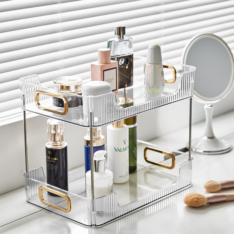 TENDER EPOCH 2-Tier Bathroom Counter Organizer Countertop Storage, Dresser Organizer