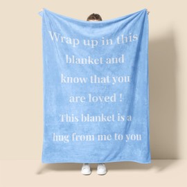 Get Well Gifts for Women After Surgery, Double Side Print Sympathy Blanket Get Well Soon Gift Surgery Recovery Gifts for Men Women Elderly with Inspirational Word Healing Get Well Gifts 60x50 inches