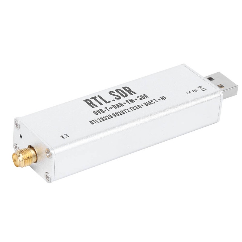 Full Band Receiver RTL‑SDR Radio Communication System 0.1MHz‑1.7GHz for XP