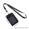 fatteryu Business Credit Card ID Badge Coin Purse Holder Neck