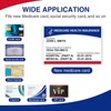 New Medicare Card Protector, 6 Pack Plastic Card Holder for