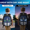 Kids Backpack with Glowing Eyes & 3D Cartoon Panels for