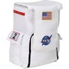 Aeromax Jr. Astronaut Backpack, White, with NASA patches