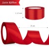 Red Ribbon For Gift Wrapping Satin Ribbon 1 1/2 Inch