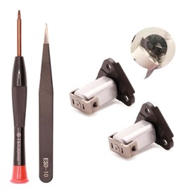 iMusk 2 pcs Replacement Pivot Hinges for DJI Mini 4 Pro/Mini 3 Front Arm Axis Shaft with T5 Screwdriver and Tweezer Repair Tools