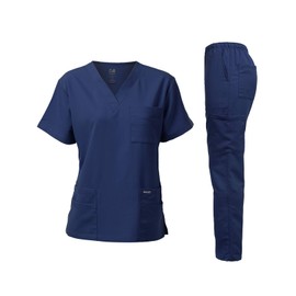 DAGACCI Unisex Super Stretch Set, Navy, S