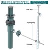 Enhon 2 Pack Universal Lavatory Pop Up Drain Lift Rod,