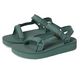 Teva Women's Midform Universal Canvas Sandal, Silver Pine, 12
