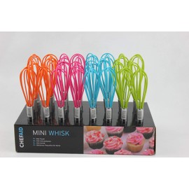 Cute Retro colourful mini whisk - assorted colours - kitchen gadget aid