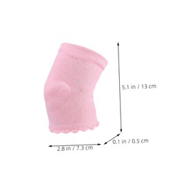 Baluue 2 Pairs Moisturizing Gel Heel Socks Elbow Support Sleeves of Toeless Socks with Lace Design for Foot Care and Workout Protection for Cracked Heels and Dry Skin