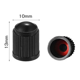 12 Pcs Plastic Air Valve Caps Plastic Road Bike Bicycle Tire Valve Caps Practical and Professional Suitable for Car Bike Truck