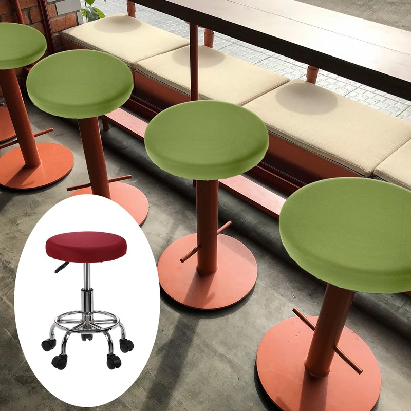 uxcell 4 Pack Stool Covers Round, 16-18 Inch Bar Stool