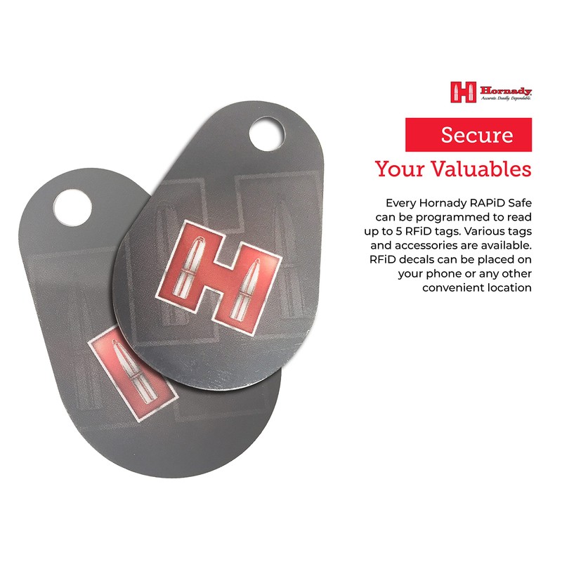 Hornady 98161 Rapid Safe Key Fob, 2-Pack