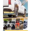 Trumgeta 4PCS Upgraded Adjustable Truck Mud Flaps Fit for Jeep