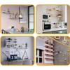 YKKJ 4 pcs Triangle Floating Shelf Brackets，Floating Shelf Brackets，for Floating