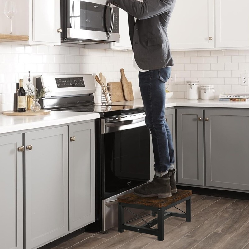 YINMIT Wooden Step Stool for Adults, Heavy Duty Step Stool