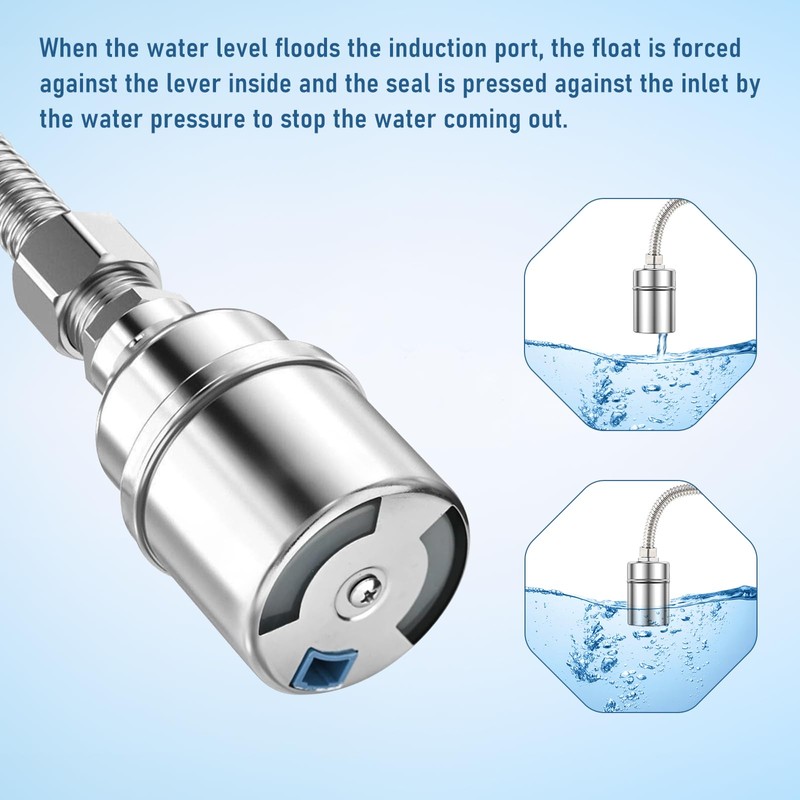 Stainless Fully Automatic Water Level Control Float Valve Kitchen Tap