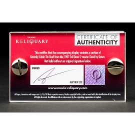 Evil Dead 2 Knowby Cabin - Horror Movie Prop - Mini-Display with COA