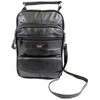 Mens/Ladies Super Soft Nappa Leather Shoulder/Carry Travel/Flight Bag with Multiple