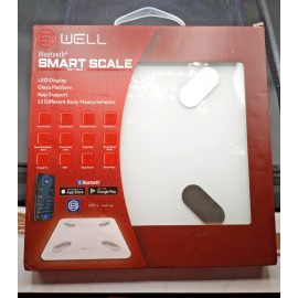 B-Well Bytech B-Well Bluetooth Smart Scale w/LED Display - Open Box.