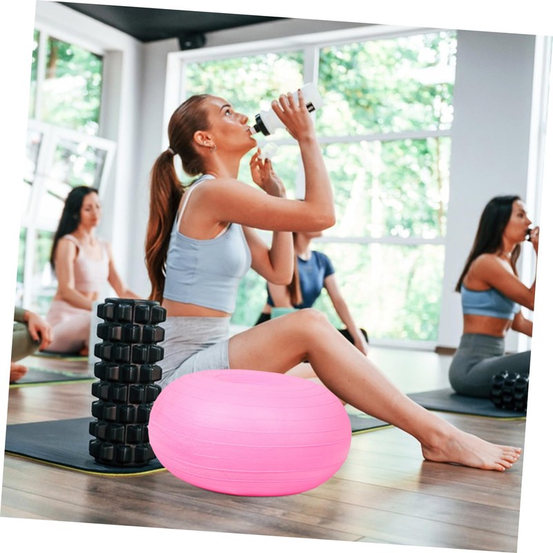 BESPORTBLE 1pc Multi-use Inflatable Yoga Ball for Workout and Stability
