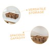 ABOOFAN 4Pcs Handwoven Storage Bins Decorative Woven Baskets for Organization