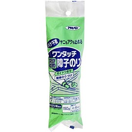 Asahipen One-Touch Resin, Acid-free Shoji Adhesive, 5.3 oz (150 g), No. 715, For Shoji Doors, Approximately 4 Sheets, With Guide Included, Mildew Repellent Agent, For Sick House Prevention, Made in Japan
