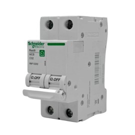 RASMACOR Circuit Breaker Switch 2P 32A RESI9 Rasmacor R9F12232 Curve C Frequency 50/60 Hz UNE/EN 60898-1 CE Standard 32 Amp Automatic 2-Pole Automatic Switch