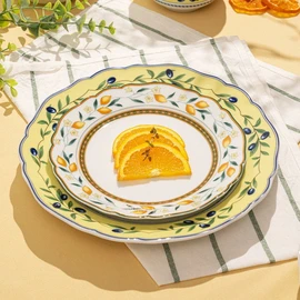 Huchen Reuter Medley Alphabia plate 19cm, choose 1, Medley Valdemosa D255 / 후첸로이터  메들리 알파비아 접시 19cm 택1, 메들리 발데모사 D255
