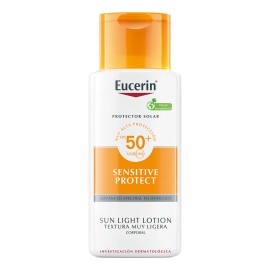 Eucerin Sensitive Protect Sun Light Lotion Protector Solar Corporal Fps50 150ml
