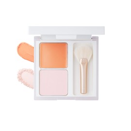 Wonjungyo Cover Master Brightening Concealer/Concealer Palette Skin Trouble Cream Powder (01 Bisque Pink)