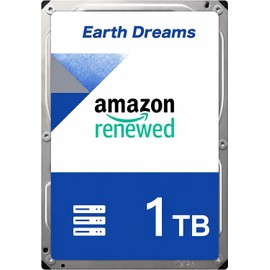 Refurbished Earth Dreams Internal HDD 1TB 2.5" NAS, Notebook, PC, Server Compatible 5400 RPM Hard Disk 1-Year Warranty