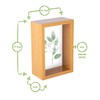 Nicola Spring 3D Shadow Box Photo Frames - 4 x