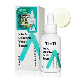 TIAM VitaminA Bactiol Youth Serum, 1.5 fl oz (40 ml), Serum, Bactiol, Moisturizing, Wrinkles, Elasticity, Face, Korean Skin Care, Dullness, Stains Retinol, Aging Care, Transparency