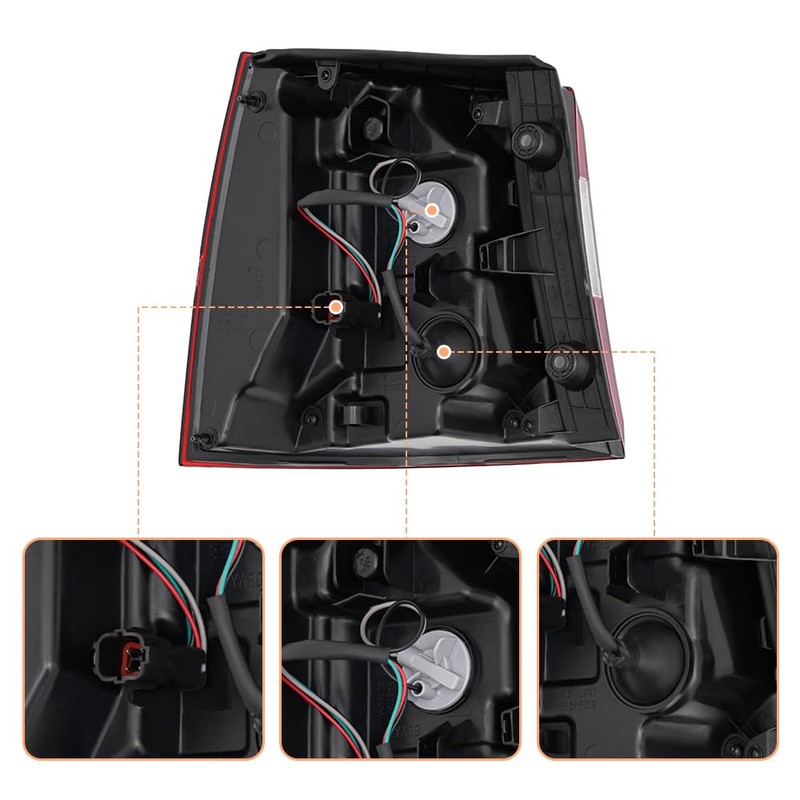 Tsomony For 2013 2014 2015 Kia Sorento LED Outer Tail