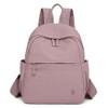 JIANLINST Mini Backpack for Women, Fashion Small Backpacks for Ladies Girls Lightweight Nylon Casual Travel Daypacks (Purple)