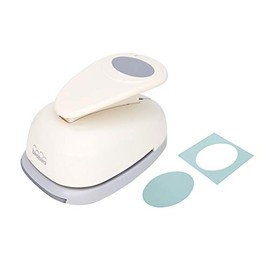 Bira Craft, perforador ovalado para huevo de pascua, 7.6 cm, con palanca, para manualidades en papel, scrapbooking
