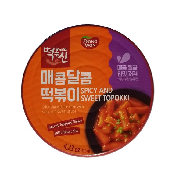 [Dong Won] God of Topokki Bowl Cheese Hot& Spicy Sweet